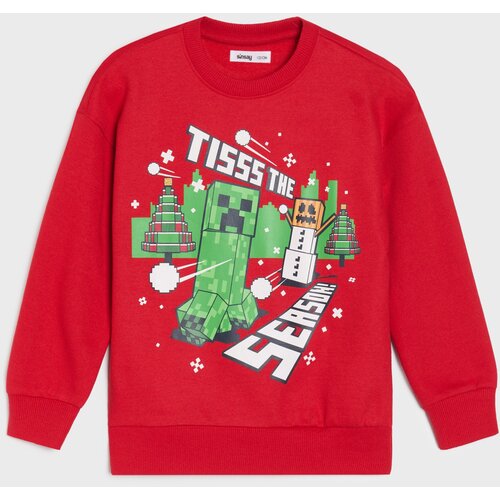 Sinsay Bluza s okruglim izrezom s božićnim motivom Minecraft Slike