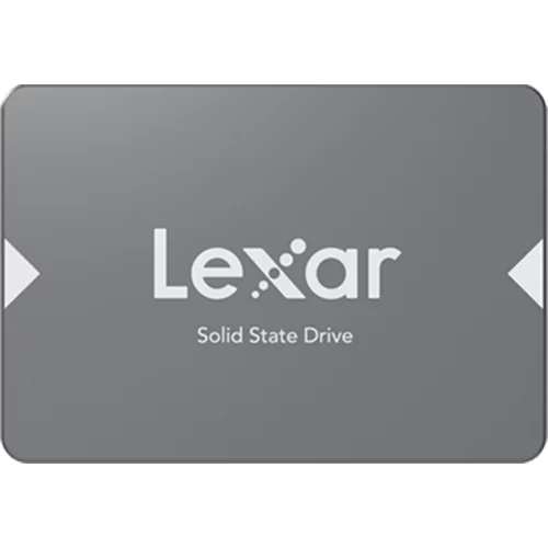 SSD Lexar® 256GB NS100 2.5” SATA (6Gb/s) Solid-State Drive, up to 520MB/s Read and 440 MB/s write, LX1LNS100256RB