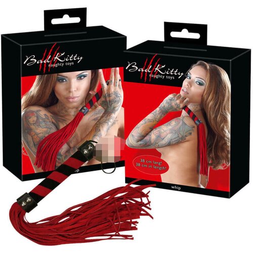 Bad Kitty - Suede whip (rdeča) Cene