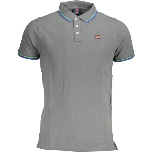 Norway 1963 MEN&amp;amp;#39;S SHORT SLEEVE POLO SHIRT GREY Slike