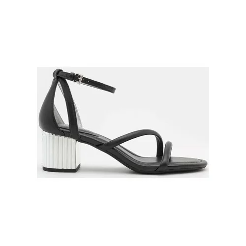 Michael Kors 40H3P0MS2L FORTER STRAPPY MID SANDAL Crna
