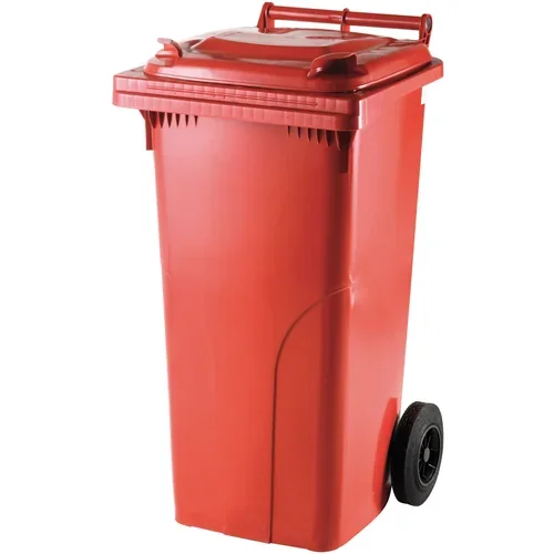 Europlast Austria Zabojnik vedro za odpadke in smeti CERTIFIKATI - rdeč 120L, (21099021)