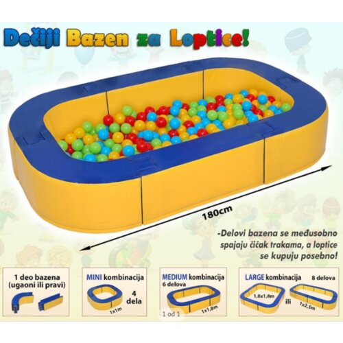  Dečiji bazen za loptice Large 50cm Cene