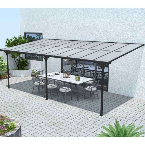 WESTMANN Aluminijska nadstre&scaron;nica za terasu Bruce 6m | Crna | 300x617x270 cm - BRANDED IN GERMANY Cijene