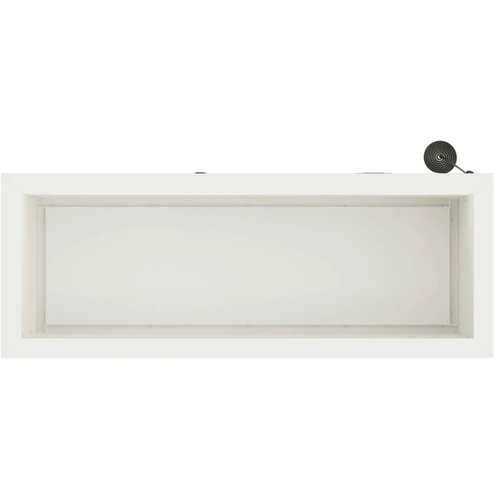  Vrtna posuda za sadnju s LED svjetlom 2 kom. Bijela - Bijela 30 x 80 x 30 cm 2 Slike