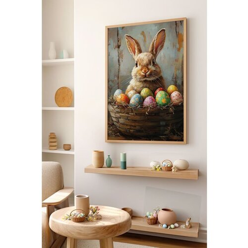 WALLXPERT Arteastermodel1-3348 Višenamenska Dekorativna Slika u Ram Cene