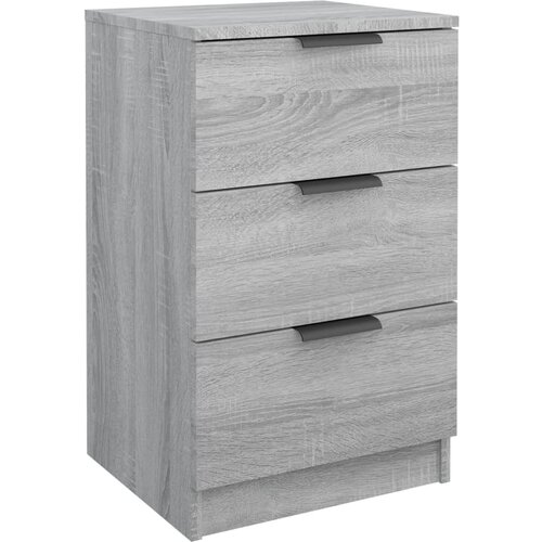 Maison Chic Nočna omarica - Nočna miza siva sonoma 40x36x65 cm, (21687218) Slike