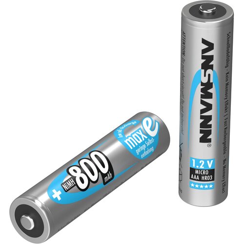 Ansmann maxE HR03 micro (AAA)-akumulator NiMH 800 mAh 1.2 V 1 kos, (20438508) Cene