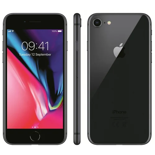 Apple Obnovljeno - znaki rabe - iPhone 8 siva 128 GB 2 GB ram 4G - vidne oznake uporabe obnovljeno, (21562286)