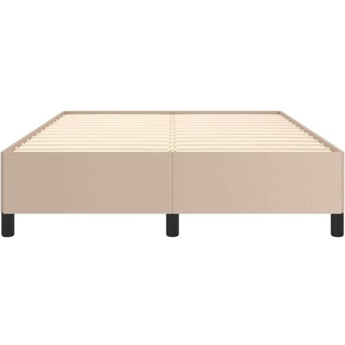 VidaXL okvir za krevet boja cappuccina 140x190 cm od umjetne kože Slike