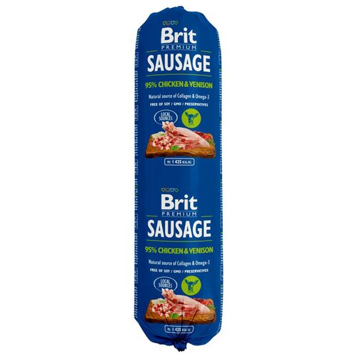 Brit Sausage 12 x 800 g - Pi&scaron;čanec in divjačina Cijene