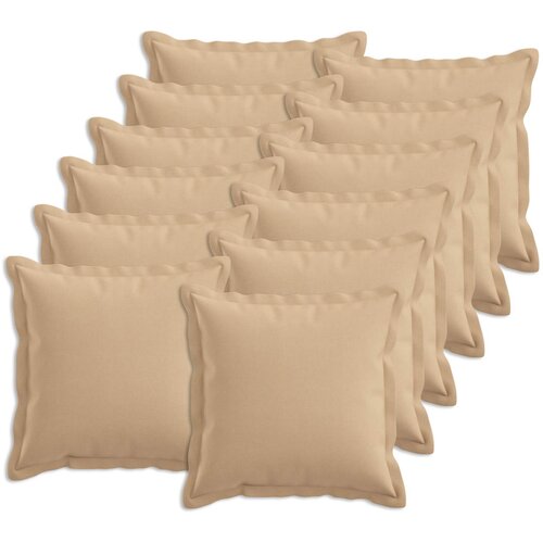  Presvlaka za jastuk 12 pcs HOUTEN Krem 40 x 40 cm Umjetni lan Cijene