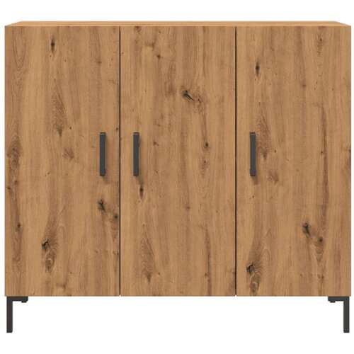 VidaXL Komoda boja hrasta artisana 90 x 34 x 80 cm konstruirano drvo Slike