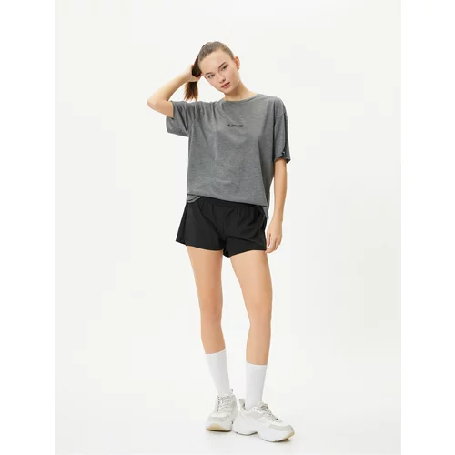 Koton Sports T-Shirt Comfort Fit Short Sleeve Crew Neck Viscose Blended