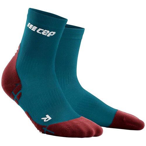 Cep Dámské kompresní ponožky Ultralight Petrol/Dark Red Slike