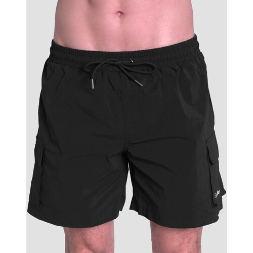 GymBeam Men‘s Swim Cargo Shorts Black Slike