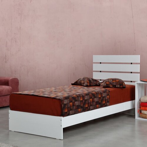 Hanah home Fuga 100 - Shiny White White Single Bedstead Cene