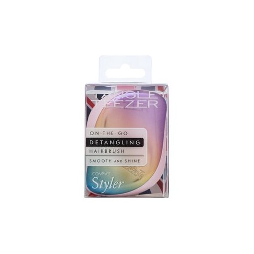 Tangle Teezer Compact Styler kompaktna krtača za lažje česanje las 1 ks odtenek Pearlescent Matte Chrome Slike