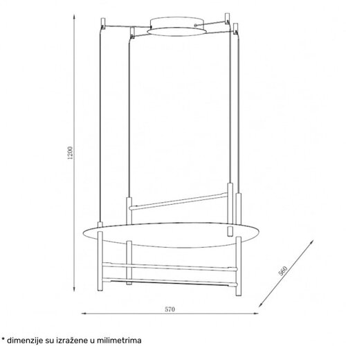  solea 29 visilica  30W 3000/4000/6000K bela Cene