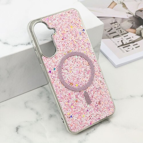  Futrole GLAM GLOW MagSafe za Samsung A366B Galaxy A36 5G/ roza Cene
