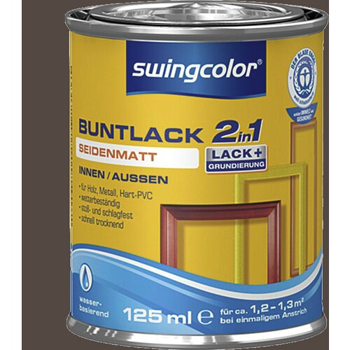 SWINGCOLOR lak u boji 2u1 (boja: čokoladno smeđe boje, 125 ml) Cijene