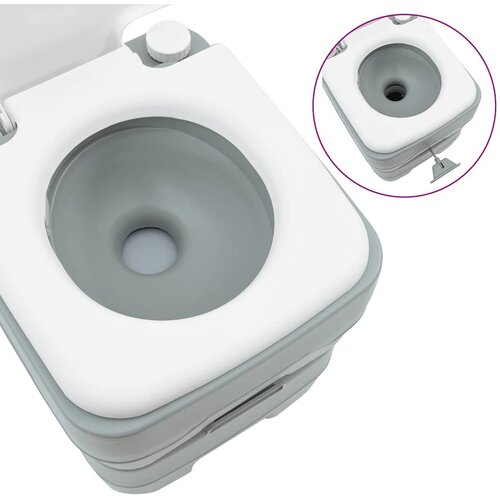  Kamperski WC Siva 41,5 x 36,5 x 42 cm Polietilen Visoke Gustoće Slike