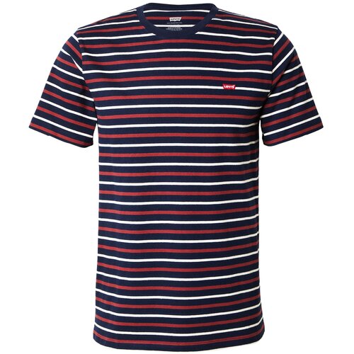 Levi&amp;#039;s Majica &amp;#039;SS Original HM Tee&amp;#039; mornarska / temno rdeča / bela Slike