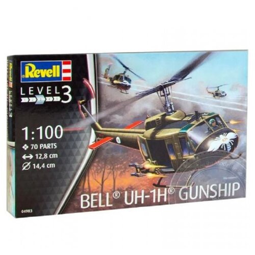 Revell maketa bell UH-1H gunship Slike