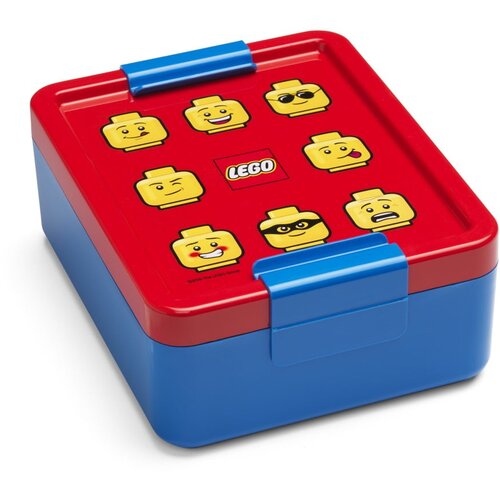 Lego Plava kutija za užinu s crvenim poklopcem Iconic Slike