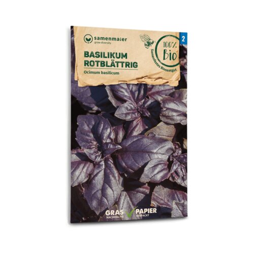 Samen Maier BIO bazilika, rdeče listnata Slike
