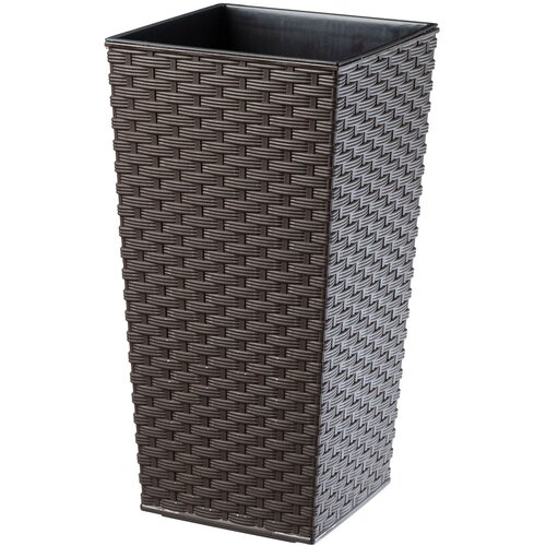 KADAX cvetlični lonec z vstavkom visok cvetlični lonec velikost 37 cm rjav vrt, (5000350905) Cene