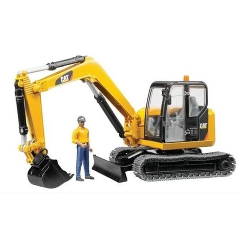 Bruder mini bager + delavec CAT 02466 Slike