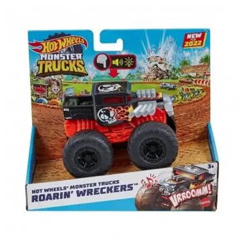 Mattel Hot Wheels: Monster Trucks Roarin', Wreckers avtomobilček s svetlobnimi in zvočnimi efekti 1/43 Cene