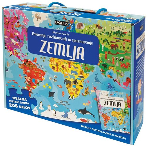 Učila zemlja knjiga in sestavljanka Slike