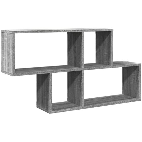 Maison Chic Stenska polica - Viseča Polica siva sonoma 100x20x53 cm inženirski les, (21793540) Slike