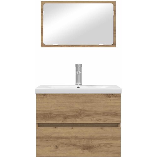  Set namje&amp;scaron;taja za kupaonicu 3 kom. Umjetnički hrast Smeđa 61 x 39 x 45 cm Slike