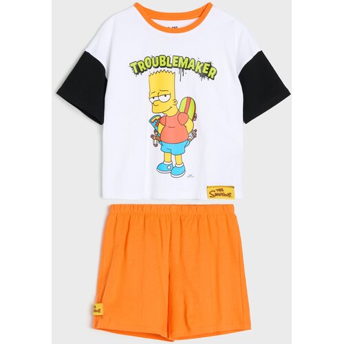 Sinsay Pamukna dvodijelna pidžama s printom The Simpsons Slike