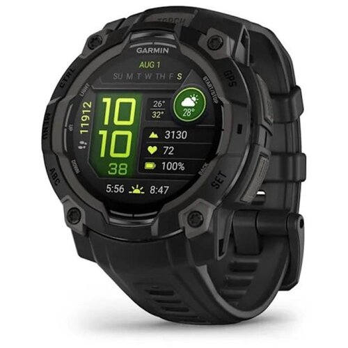 Garmin Instinct 3 45mm AMOLED-bl black/black band, (21699934) Cene