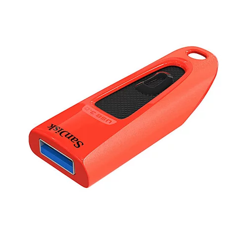 Sandisk USB ključ Ultra, 64 GB, rdeč