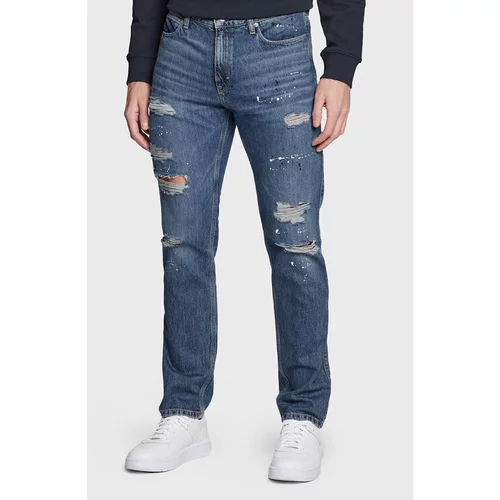 Hugo Jeans hlače 708 50476242 Modra Slim Fit