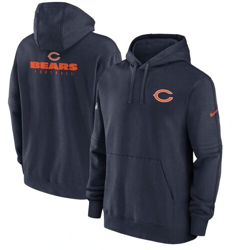 Nike Chicago Bears Club Sideline Fleece Pullover pulover s kapuco Cene