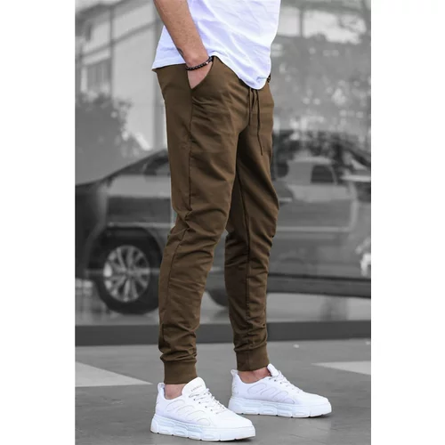 Madmext Men's Tracksuits with Elastic Cappuccino Legs 4821