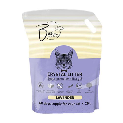 BESTA silikonski posip za mačke - lavanda 3.8l Cene