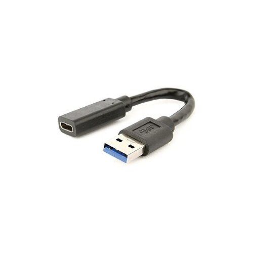  USB 3.1 AM to Type-C female adapter kabl, 10 cm, black, GEMBIRD A-USB3-AMCF-01 Cene