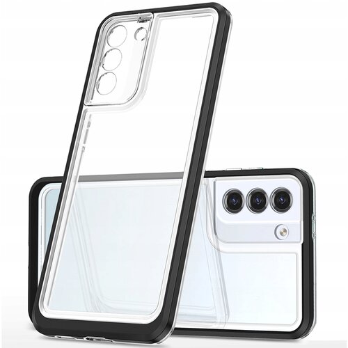 HURTEL CLEAR ETUI CASE OBUDOWA POKROWIEC Z RAMKĄ DO SAMSUNG GALAXY S22+ CZARNY, (21910935) Cene
