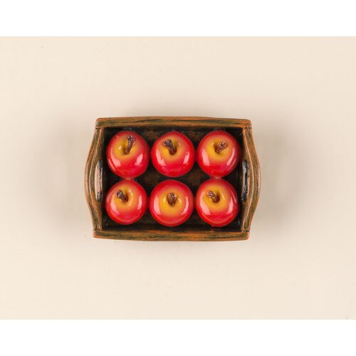 Madame coco Magnet za frižider, Poslužavnik jabuke, 7x4.5x1.1cm Cene
