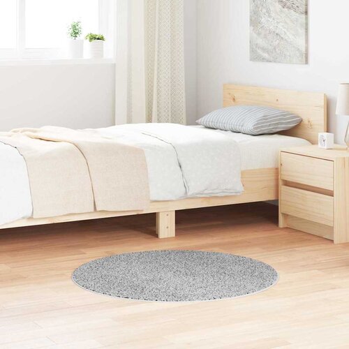  Protuklizni Shaggy Tepih Siva 90 x 90 cm PP Cene