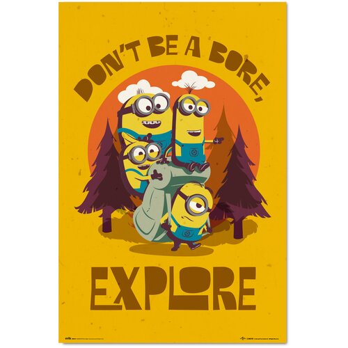 Minions POSTER MINIONI NE BODI DOLGČASEN, RAZI&amp;Scaron;ČI, (21239647) Slike