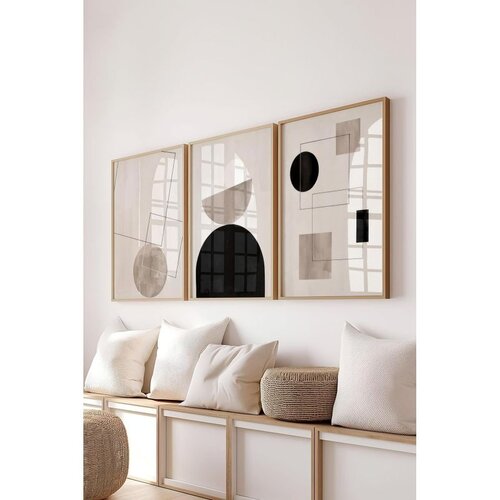 WALLXPERT &Ccedil;-300738 - 3040 Set dekorativnih slika u vi&scaron;e boja (3 komada) Cene