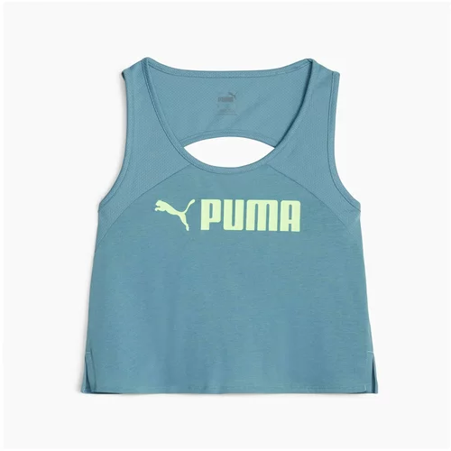 Puma Sportski top plava / svijetložuta